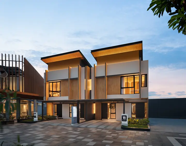Tampak depan show unit Allurea Tipe C dan Tipe D